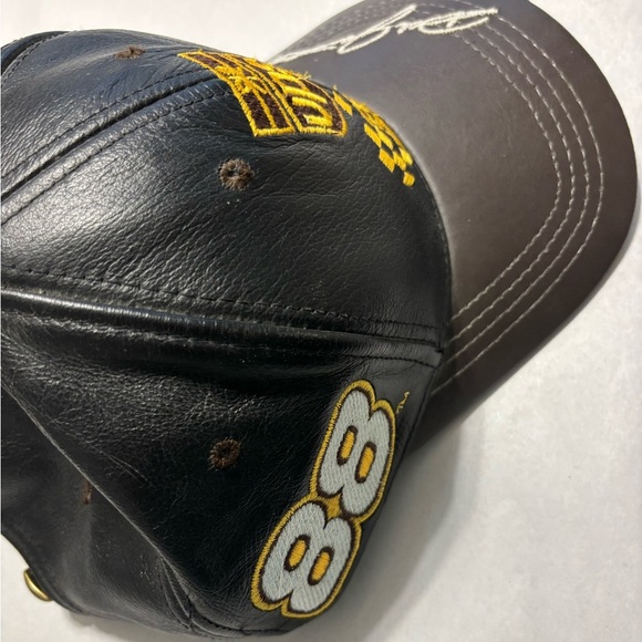 UPS Vintage Racing #88 Dale Jarrett Modern Headwear Hat/Cap leather black - Picture 3 of 7
